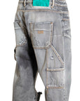 DARK GREY WASHED BAGGY