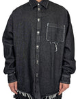 ZERO BLACK WASH OVER SHIRT