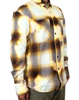 WORK SHIRT CHECK SHIRT BROWN-BRICK