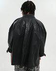 VARNISH WASH SHIRT BLACK