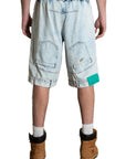 REVERSE LIGHT WASHED JORTS