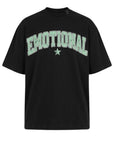 BLACK TEE DOUBLE PRINT EMO.T.RUST