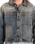 MINERAL WASH DENIM JACKET