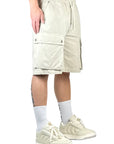 BEIGE RIPSTOP SHORTS