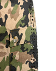 MILITARY SHORTS POCKETS RHINESTONE