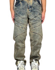 TRIPLE CUT SANDBLASTED BAGGY