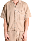 PATCH POCKET BEIGE SHIRT