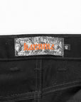 TAILWARD//DOUBLE BLACK RAW DENIM JEANS