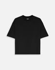MINIMAL BLACK CROPPED TEE