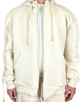 BUTTER SUIT MULTI-LACE HOODIE