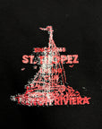 BLACK ST. TROPEZ HOODIE