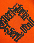 ORANGE HOODIE PRINT ALL SIDES
