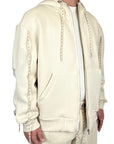 BUTTER SUIT MULTI-LACE HOODIE
