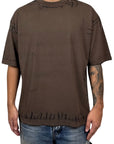 COSTA OVERSIZED T-SHIRT ALL OVER BROWN