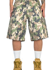MILITARY SHORTS POCKETS RHINESTONE