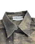 GREEN CAMOUFLAGE DENIM SHIRT