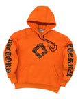 ORANGE HOODIE PRINT ALL SIDES