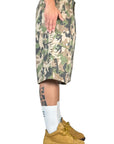 MILITARY SHORTS POCKETS RHINESTONE
