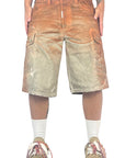 LIGHT BEIGE CARGO SOILED ORANGE
