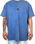 BLUE WASHED TEE