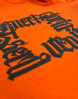 ORANGE HOODIE PRINT ALL SIDES