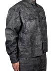 CAMO BLACK OVER SHIRT