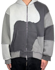GREY WAVES HOODIE