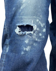 BLUE BAGGY BIG OVER SHAPING