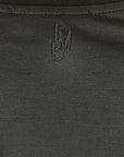 BLACK V-NECK IMB TEE