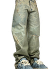 BAGGY OVER SAND PLATIN TRANSPARENT