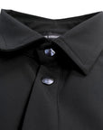 BLACK NYLON POLO