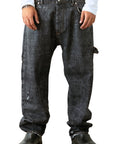 DARK GREY LASER BAGGY