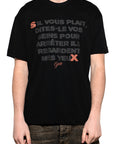 S'IL VOUS PLAIT BLACK TEE