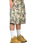 MILITARY SHORTS POCKETS RHINESTONE