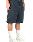 STAR RIVETS BLACK SHORTS