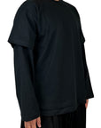 MINIMAL BLACK LONGSLEEVE