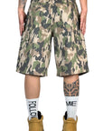 MILITARY SHORTS POCKETS RHINESTONE