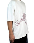 WHITE TENNIS RACKET TEE