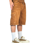 SHORTS CARGO RUST PIGMENTED TRANSPARENT