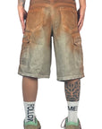LIGHT BEIGE CARGO SOILED ORANGE