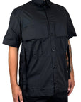 BLACK SHIRT DOUBLE POCKET