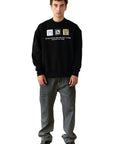NOW BLACK CREWNECK