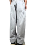 GRAY WIDE BOTTOM TROUSERS