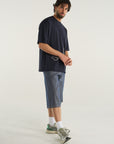 BLACK TENNIS RACKET TEE