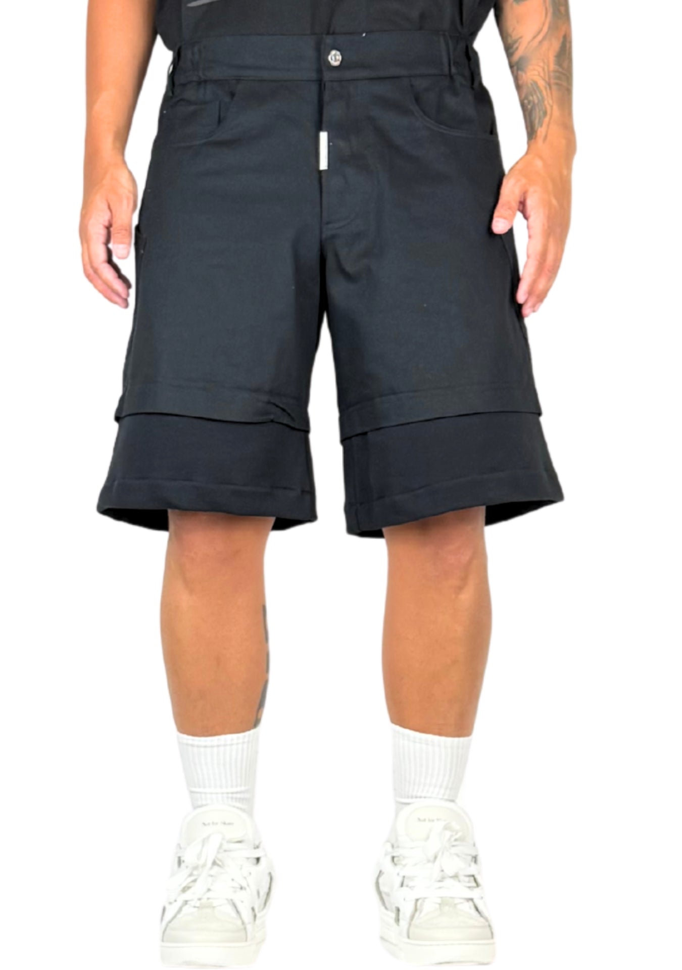 パンツ OAMC 25SS Double Layer Shorts 48 black パンツ OAMC 25SS Double Layer Shorts 48 black OAMC 25SS Double