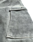 WASHED GREY SHORTS