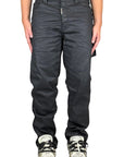 WAXED BAGGY DENIM