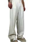 BEIGE PANTS DOUBLE PINCES
