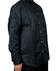 MINIMAL BLACK SHIRT WITH POCKET
