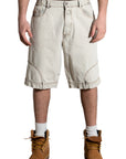 REVERSE LIGHT GREY JORTS